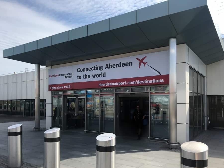 Aberdeen International Airport entrance