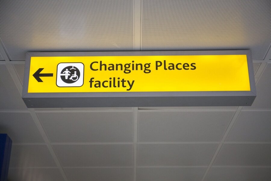 Changing Places toilet, Glasgow International Airport